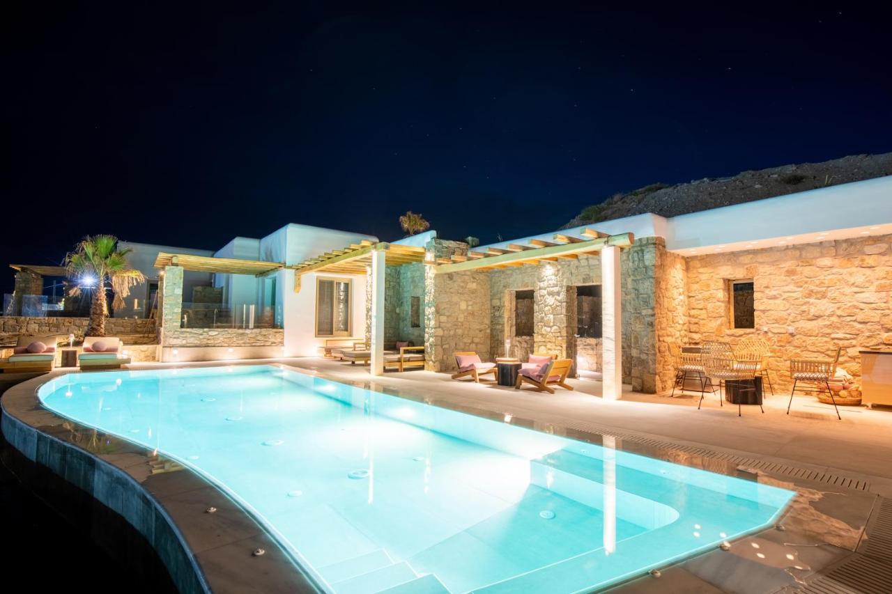 Due Mari Mykonos Hotel Agios Ioannis Diakoftis Bagian luar foto