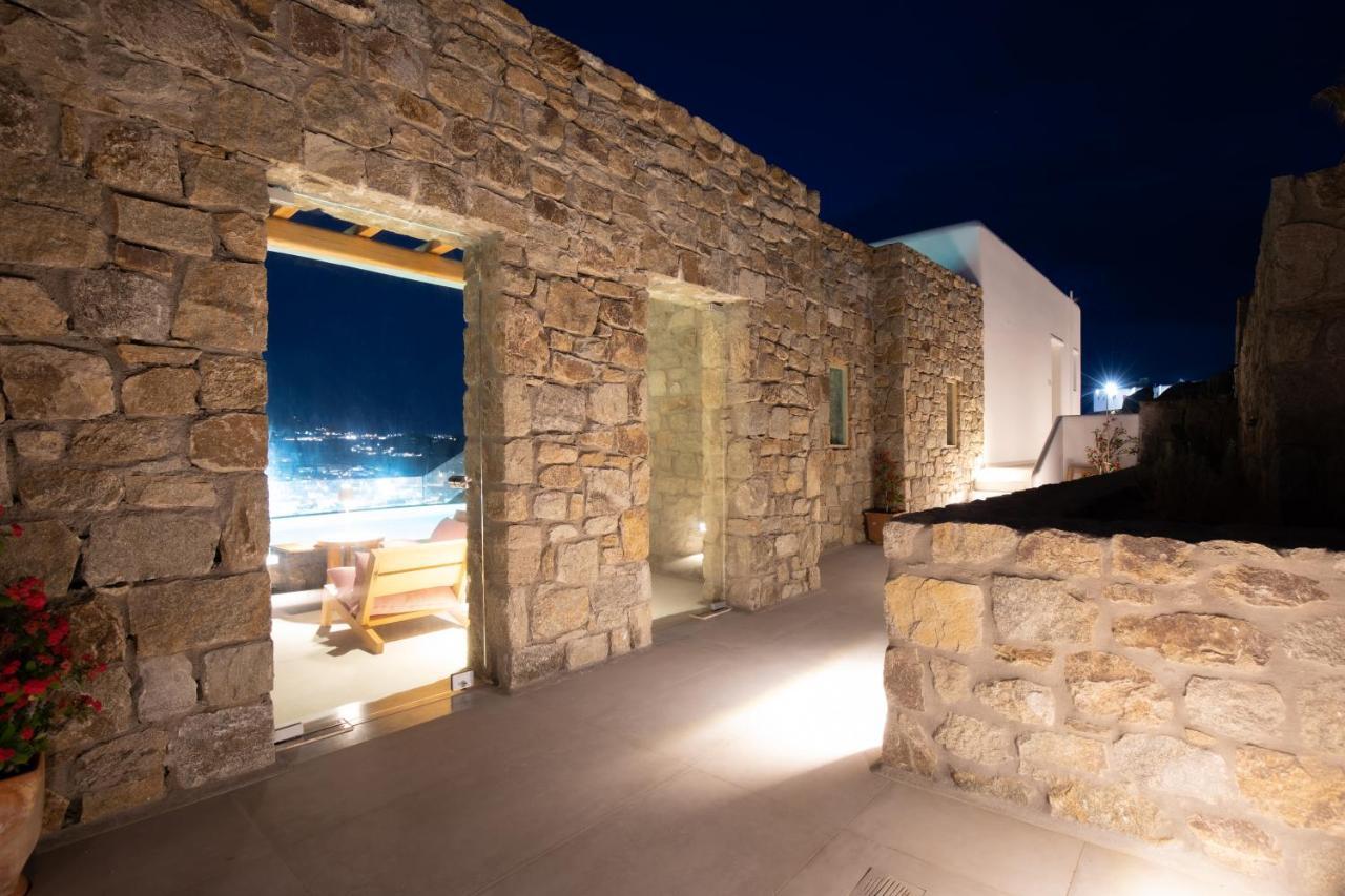 Due Mari Mykonos Hotel Agios Ioannis Diakoftis Bagian luar foto