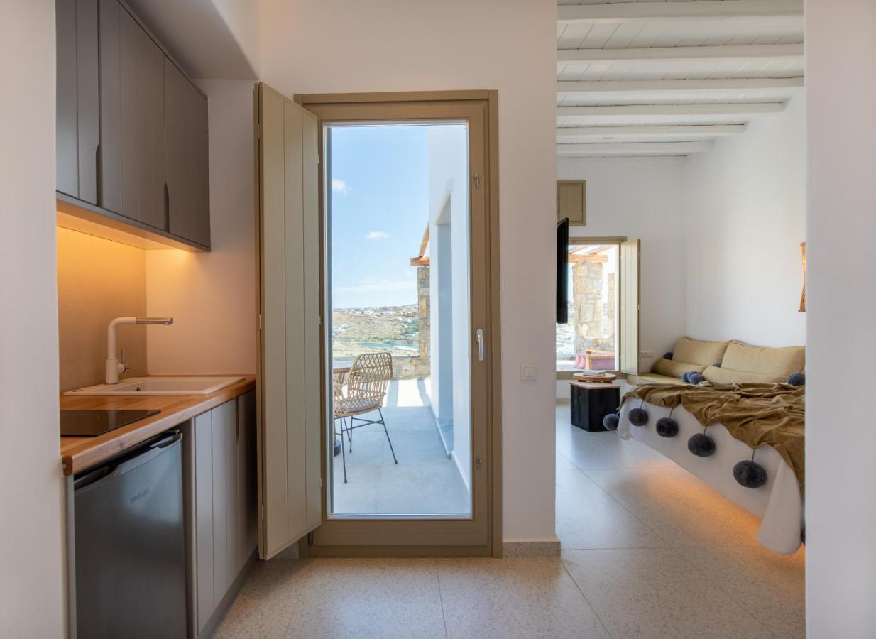 Due Mari Mykonos Hotel Agios Ioannis Diakoftis Bagian luar foto