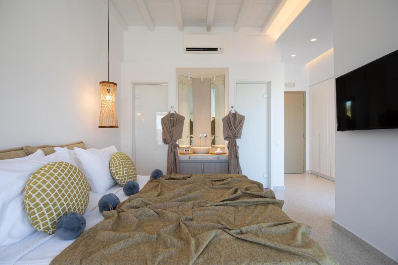 Due Mari Mykonos Hotel Agios Ioannis Diakoftis Bagian luar foto