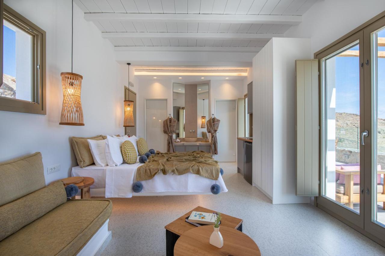 Due Mari Mykonos Hotel Agios Ioannis Diakoftis Bagian luar foto