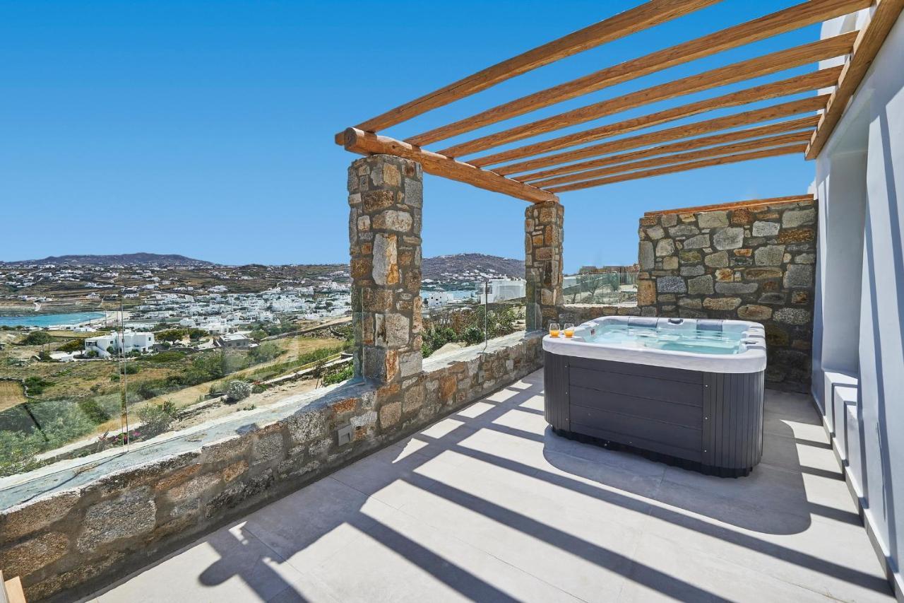 Due Mari Mykonos Hotel Agios Ioannis Diakoftis Bagian luar foto