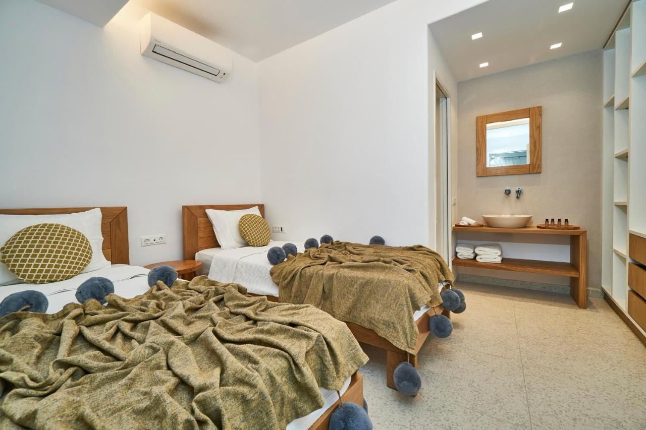 Due Mari Mykonos Hotel Agios Ioannis Diakoftis Bagian luar foto