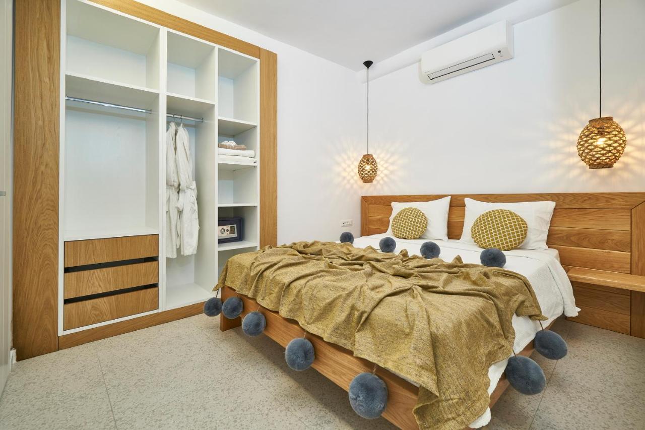 Due Mari Mykonos Hotel Agios Ioannis Diakoftis Bagian luar foto