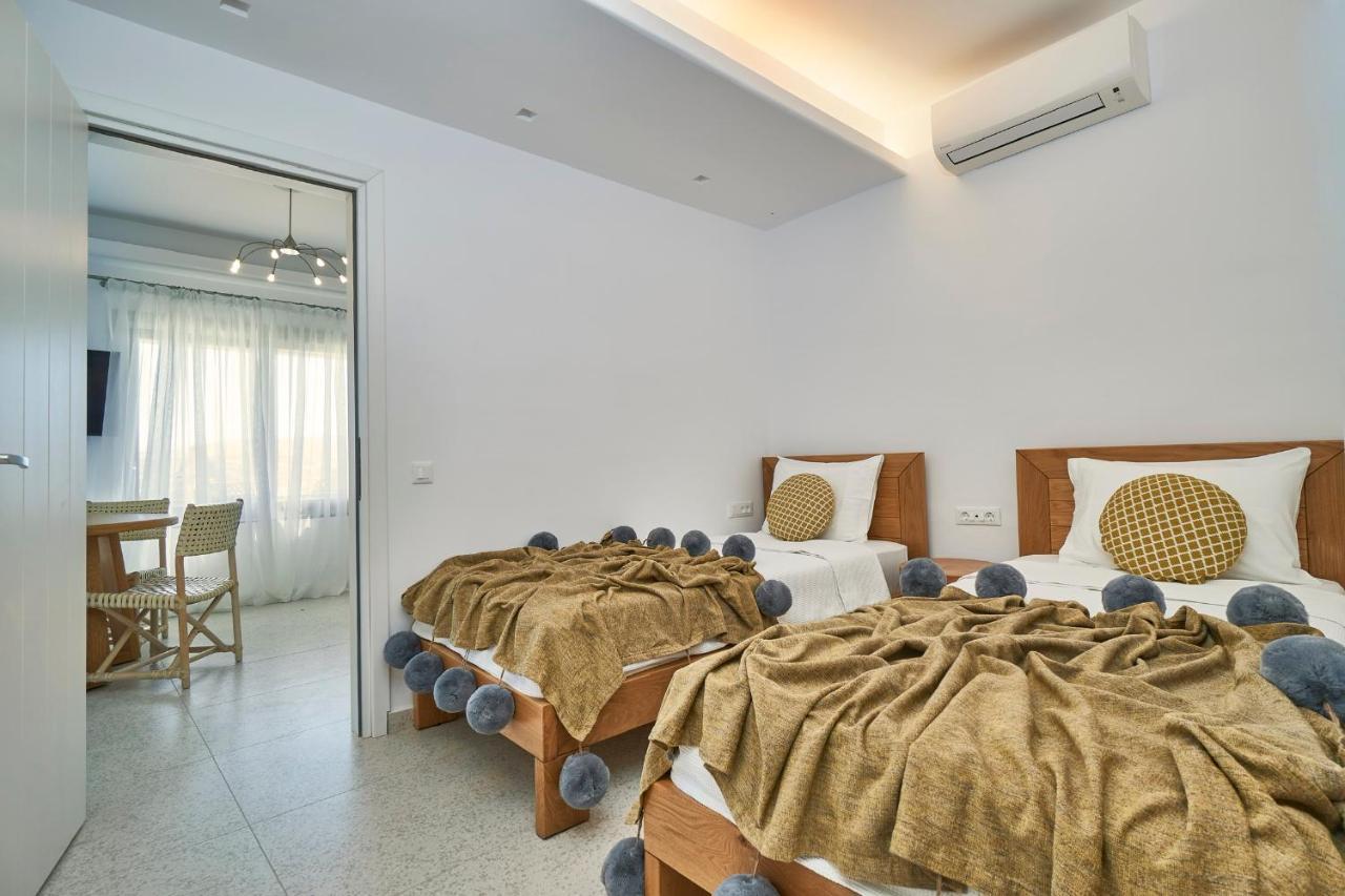 Due Mari Mykonos Hotel Agios Ioannis Diakoftis Bagian luar foto