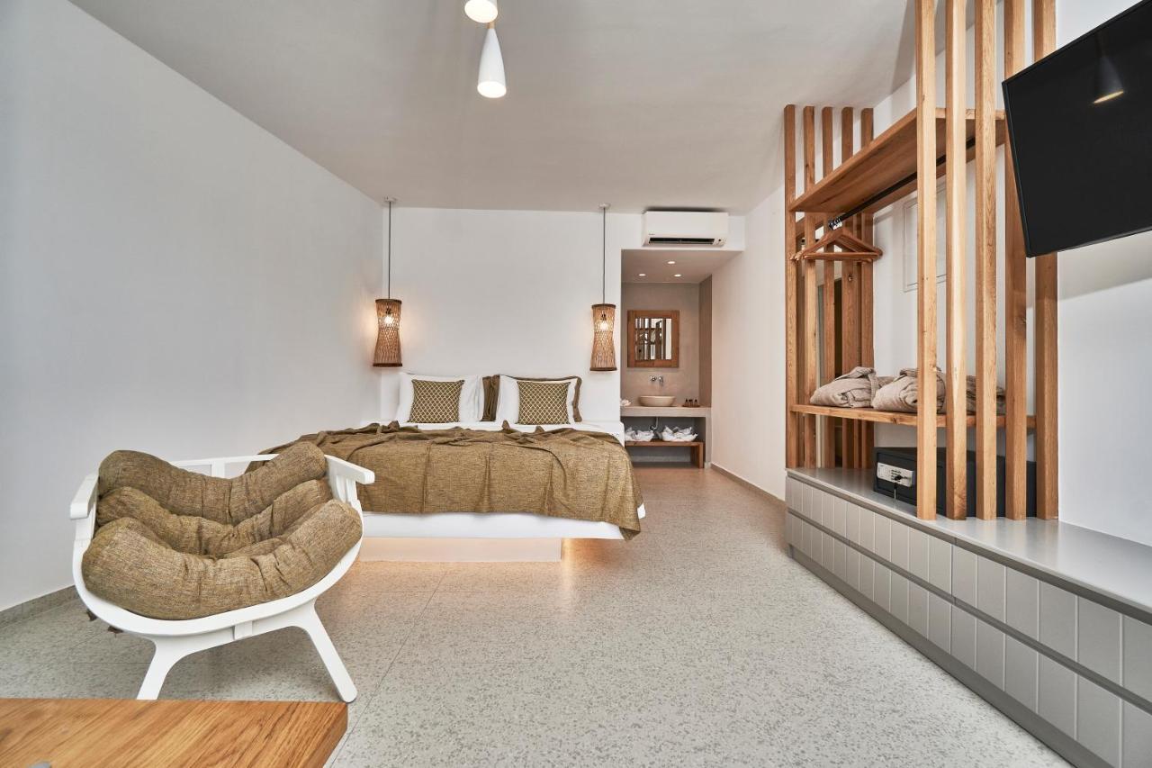 Due Mari Mykonos Hotel Agios Ioannis Diakoftis Bagian luar foto