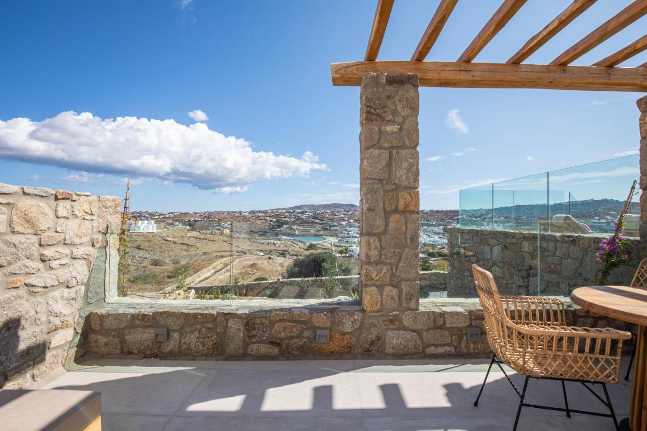 Due Mari Mykonos Hotel Agios Ioannis Diakoftis Bagian luar foto
