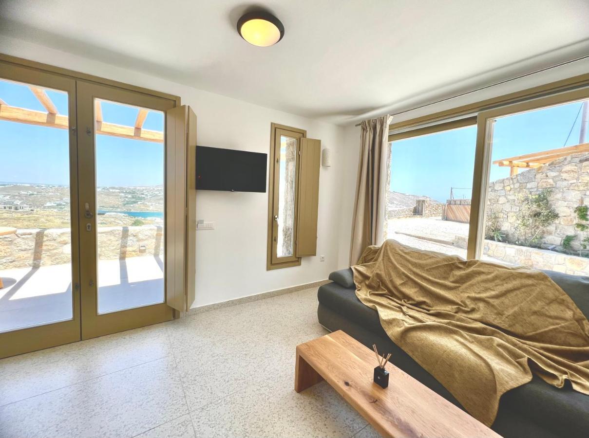 Due Mari Mykonos Hotel Agios Ioannis Diakoftis Bagian luar foto
