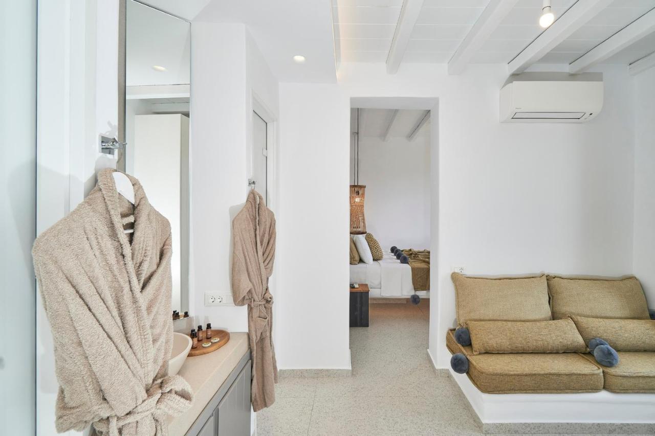 Due Mari Mykonos Hotel Agios Ioannis Diakoftis Bagian luar foto